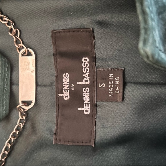 Dennis Basso Green Solid Coats, Jackets & Vests for Women - Picture 3 of 5